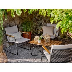 BLOOMINGVILLE HAMPTON SOFABORD BRUN - 90 