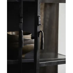 NORDAL PHOENIX VITRINESKAB SORT - 214