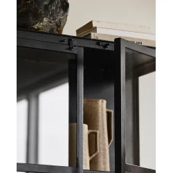 NORDAL PHOENIX VITRINESKAB SORT - 214