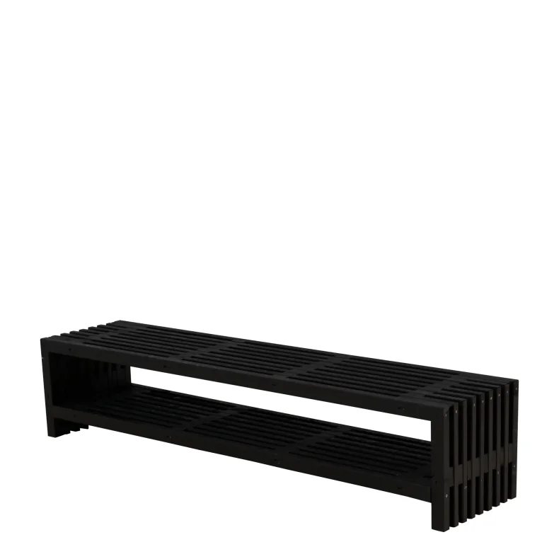 PLUS RUSTIK TRALLEBNK DESIGN M/HYLDE SORT - 218