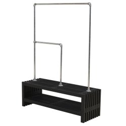 Plus Tralle garderobe i sort - 138