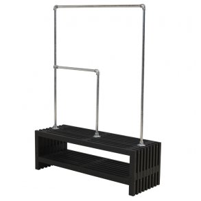 Plus Tralle garderobe i sort - 138