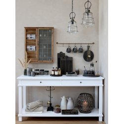 CHIC ANTIQUE MARSEILLE  ANRETTERBORD M/2 SKUFFER HVID - 158