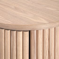 LENE BJERRE TONGA NATTBORD WHITE WASH ASK FINER MDF - 60