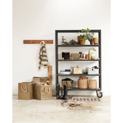 HOUSE DOCTOR REOL TROLLEY M/4HJUL MATSORT - 180