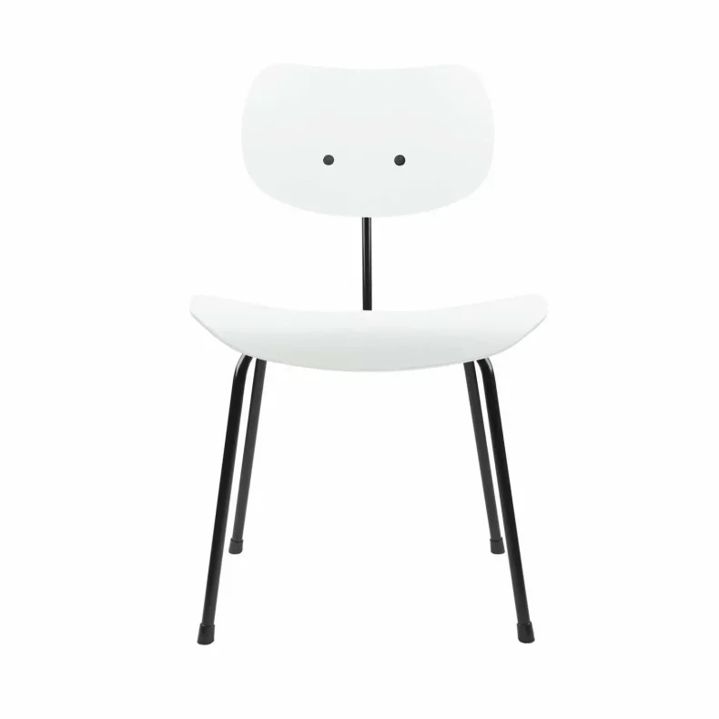 PLEASE WAIT TO BE SEATED EIERMANN SE68 STOL HVID/SORT STEL - 44