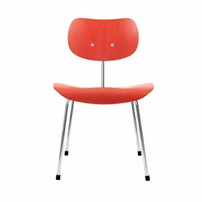 PLEASE WAIT TO BE SEATED EIERMANN SE68 STOL BLODORANGE/CHROMESTEL - 44