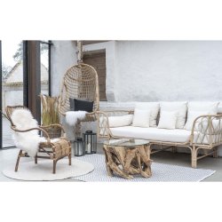 HOUSE NORDIC GRAND CANYON SOFABORD M/ GLASPLADE - 60