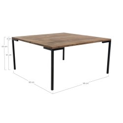 House Nordic Lugano Sofabord - smoked olieret eg 90