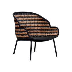 HOUSE DOCTOR LOUNGESTOL HAPUR NATUR/SORT - 80