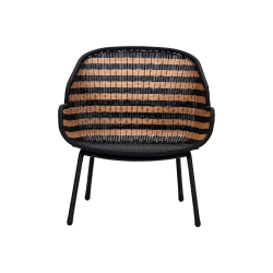 HOUSE DOCTOR LOUNGESTOL HAPUR NATUR/SORT - 80