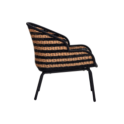 HOUSE DOCTOR LOUNGESTOL HAPUR NATUR/SORT - 80