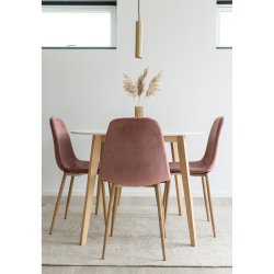 House Nordic Vojens Spisebord - hvid og natur 105