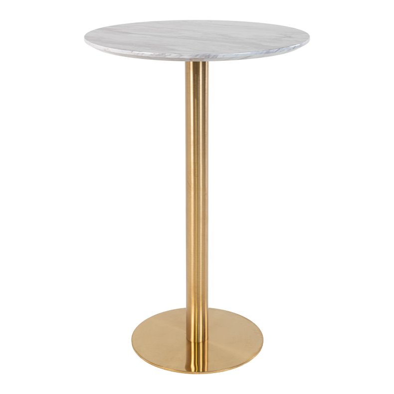 House Nordic Bolzano Barbord - marmortop og messingben 105