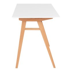 House Nordic Vojens Skrivebord - hvid og natur 120