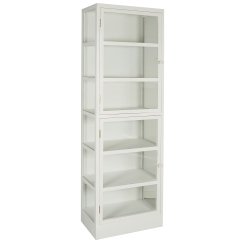 IB LAURSEN GILLELEJE VITRINESKAB M/2 GLASLGER HVID - 191