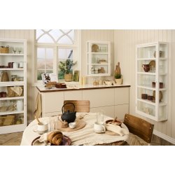 IB LAURSEN GILLELEJE VITRINESKAB M/2 GLASLGER HVID - 191