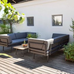 CINAS ORIGINAL RIO LOUNGEBORD TEAK/ANTRACITGR STEL - 120