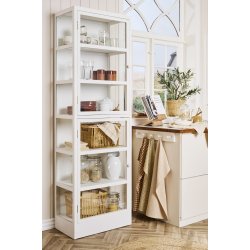 IB LAURSEN GILLELEJE VITRINESKAB M/2 GLASLGER HVID - 191