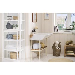 IB LAURSEN GILLELEJE VITRINESKAB M/2 GLASLGER HVID - 191