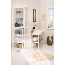 IB LAURSEN GILLELEJE VITRINESKAB M/2 GLASLGER HVID - 191