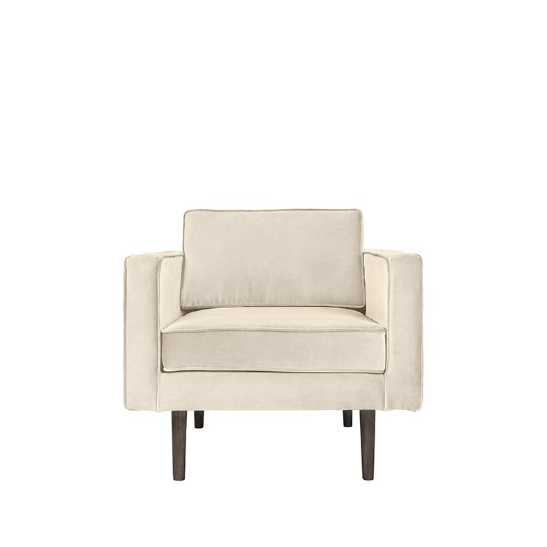 BROSTE CPH LOUNGE STOL HVID CREMET - 88