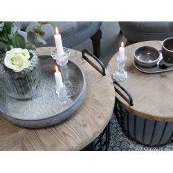 CHIC ANTIQUE SOFABORDE M/TRLG SORT - 57