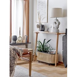 BLOOMINGVILLE EBBIE PLANTEKASSE/RATTAN NATUR - 70
