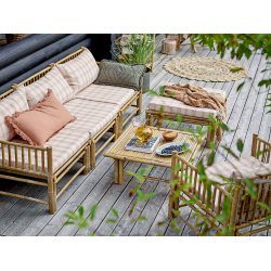 BLOOMINGVILLE KORFU BAMBUS HJRE HJRNE SOFA NATUR - 76