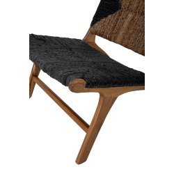 BLOOMINGVILLE GRANT LOUNGESTOL TEAK SORT - 70