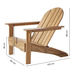 CINAS ADIRONDACK STOL TEAK - 105