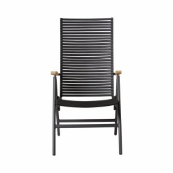 CINAS ORIGINAL MOOD BORD/POSITIONSSTOLE ALU/TEAK ANTRACIT - 167,5