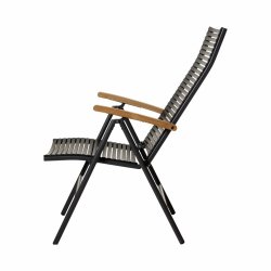 CINAS ORIGINAL MOOD BORD/POSITIONSSTOLE ALU/TEAK ANTRACIT - 167,5