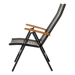 CINAS ORIGINAL ELLEN BORD/POSITIONSSTOLE TEAK/MAT ANTRACIT - 150