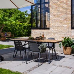 CINAS ORIGINAL PARC STOL ANTRACIT/TEAK ALU - 80