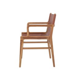 BLOOMINGVILLE OLLIE LOUNGESTOL LDER BRUN - 84