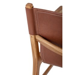 BLOOMINGVILLE OLLIE LOUNGESTOL LDER BRUN - 84