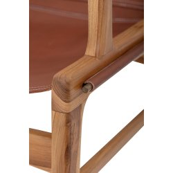 BLOOMINGVILLE OLLIE LOUNGESTOL LDER BRUN - 84