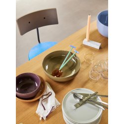 HBSCH KOI SPISESTOL BL/BRUN/SORT - 80