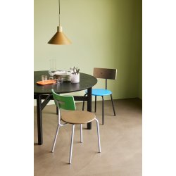 HBSCH KOI SPISESTOL BL/BRUN/SORT - 80