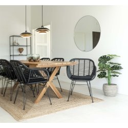 House Nordic Bombay Tppe - flettet natur jute 240