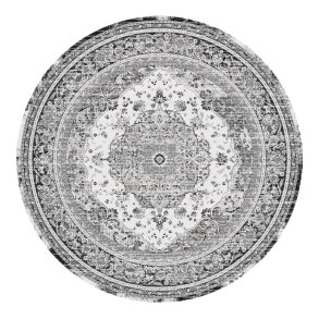 House Nordic Havana Tppe - rundt tppe i sort og hvid 200