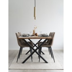 House Nordic Menorca Tppe - Flettet tppe i sand 200