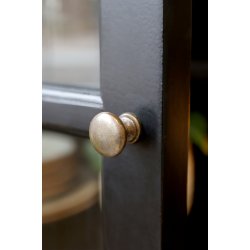 CHIC ANTIQUE MARSEILLE VITRINESKABE M/4 L�GER SORT - 196