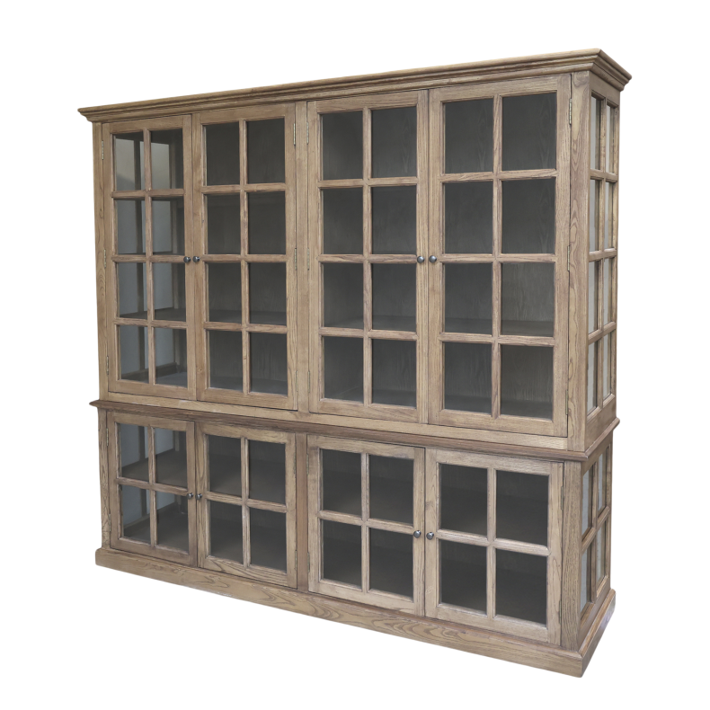 CHIC ANTIQUE MARSEILLE VITRINESKAB M/8 LGER GENBRUGSTR - 220