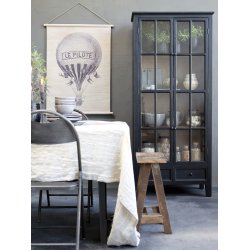 CHIC ANTIQUE VITRINESKAB M/2 GLASL�GER/2 SKUFFER - 200