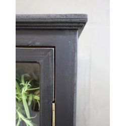 CHIC ANTIQUE VITRINESKAB M/2 GLASL�GER/2 SKUFFER - 200