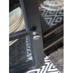 CHIC ANTIQUE MARSEILLE VITRINE/SKNK M/4 LGER SORT - 220