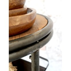 CHIC ANTIQUE DISPLAY M/3 HYLDER OG TRKASSER - 160