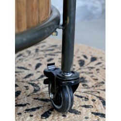 CHIC ANTIQUE DISPLAY M/3 HYLDER OG TRKASSER - 160